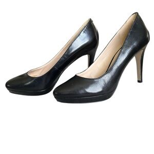 Nine West Round Toe Platform Heels - Size 7.5 Classic Pump Black